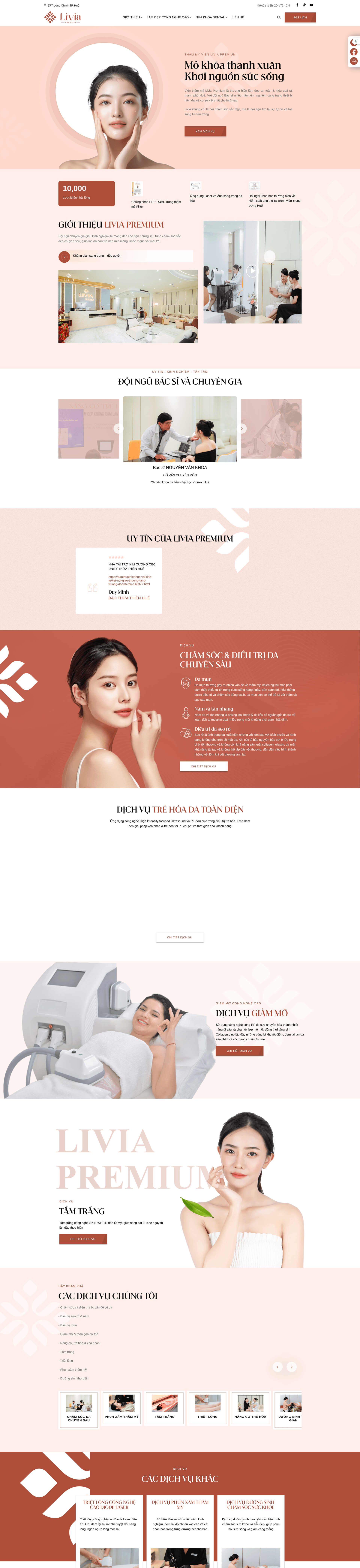 Website Liva Premeum Spa